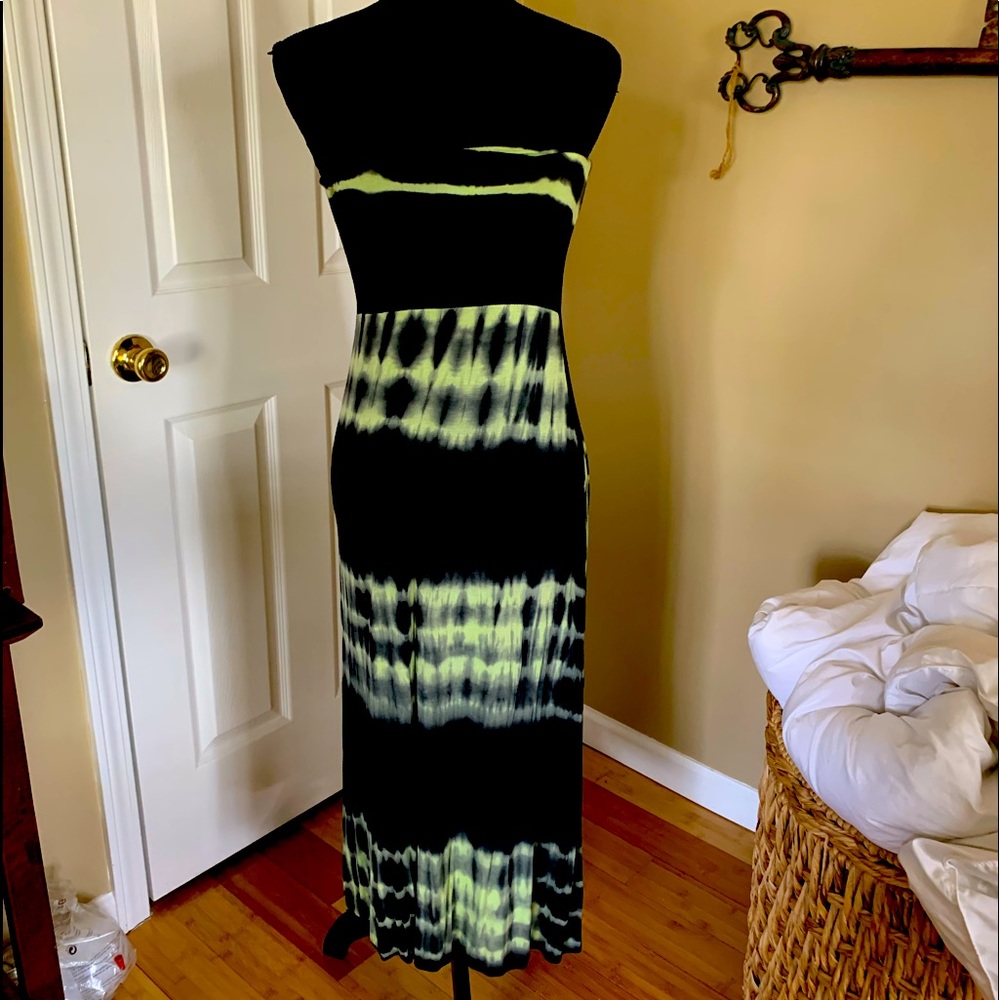 Long dress/ fold down maxi skirt